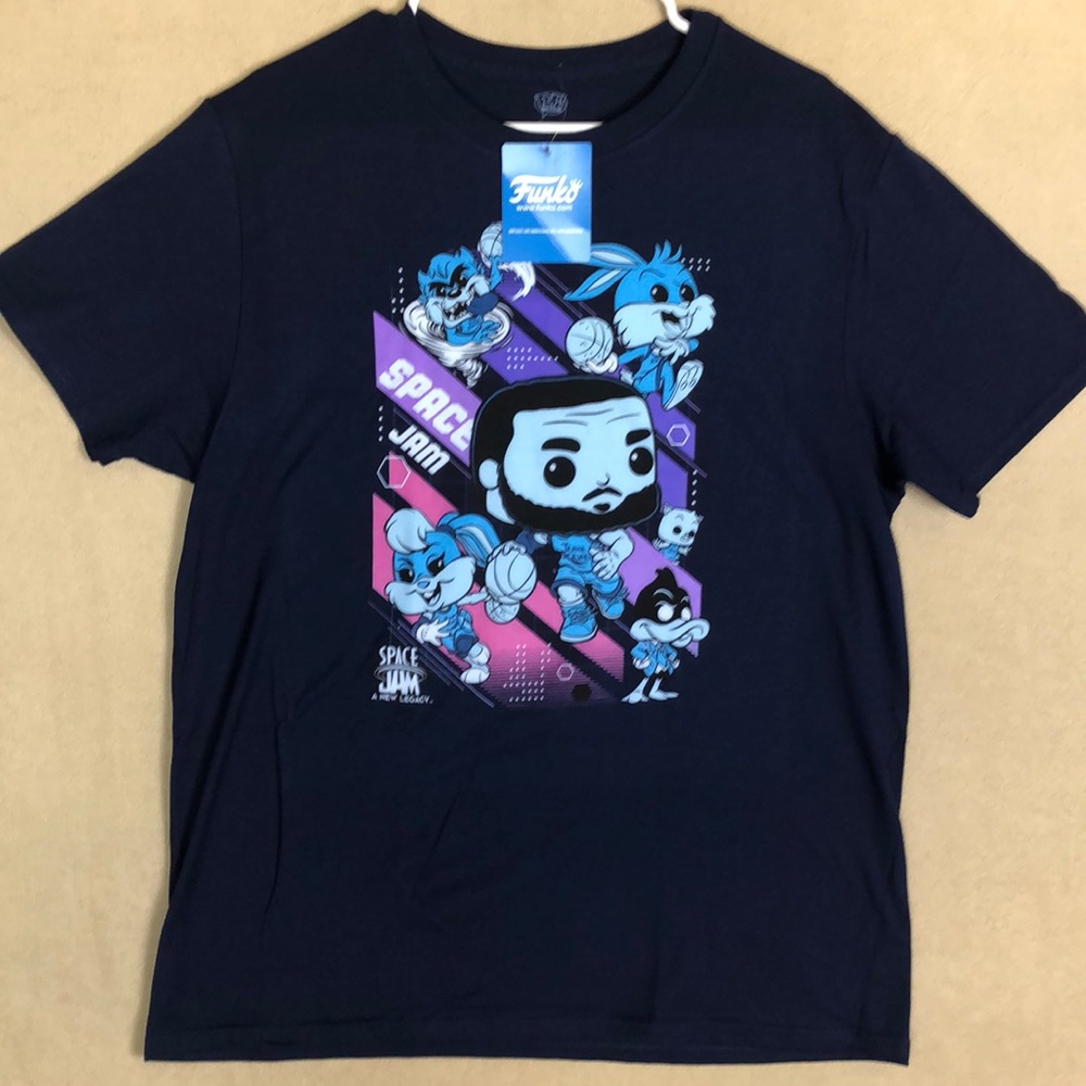 NWT Funko Pop Space Jam Tune Squad Short‎ Sleeve Graphic Shirt Men’s size L